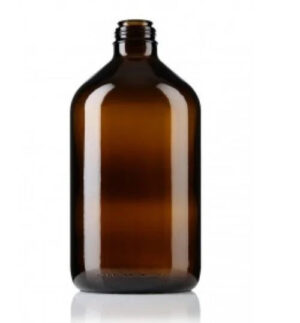 2500ml Packfill® - Narrow Mouth Amber Glass Chemical Bottle - Liquid