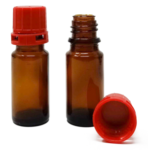 30ml Packfill® - Narrow Mouth Amber Glass Chemical Bottle - Liquid